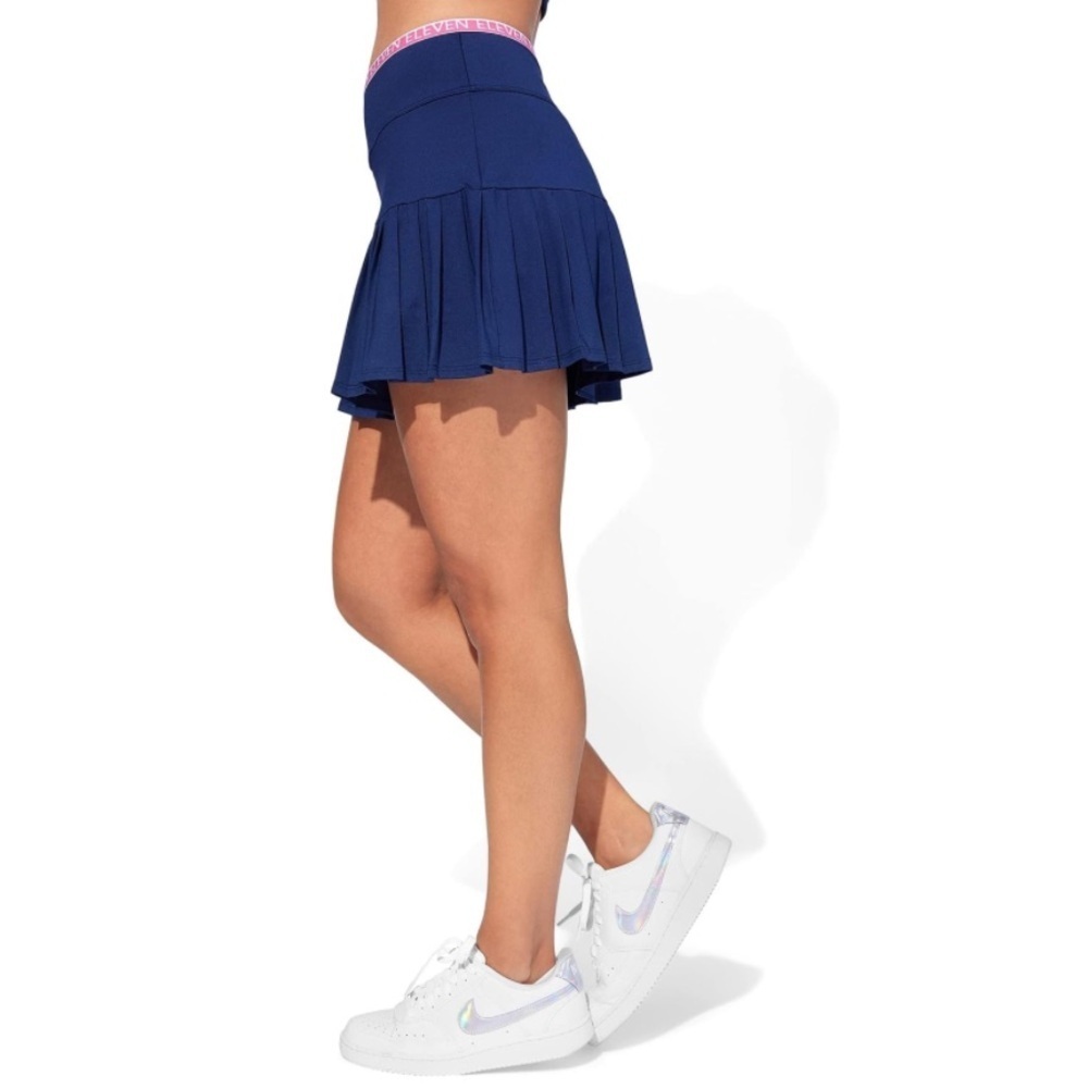 🆕 EleVen by Venus Williams | Teen Spirit Tennis Skirt in Blue Nights Size Medium